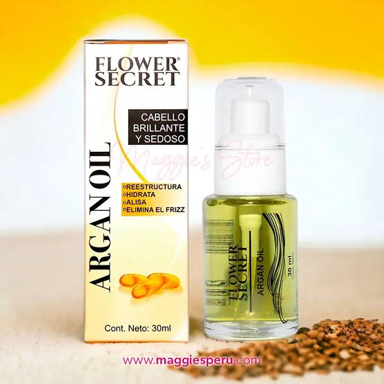 Aceite de Argán con Keratina Restaurador Capilar 30ml - Flower Secret