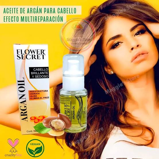 Aceite de Argán con Keratina Restaurador Capilar 30ml - Flower Secret